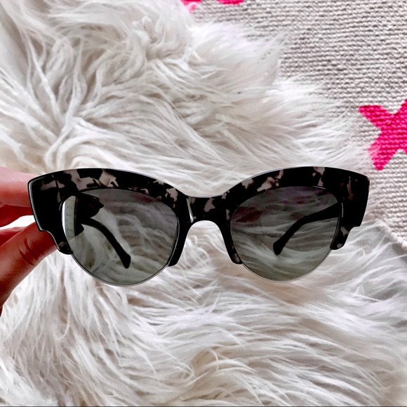 Zac Posen Winona Cat Eye Tortoise Sunglasses